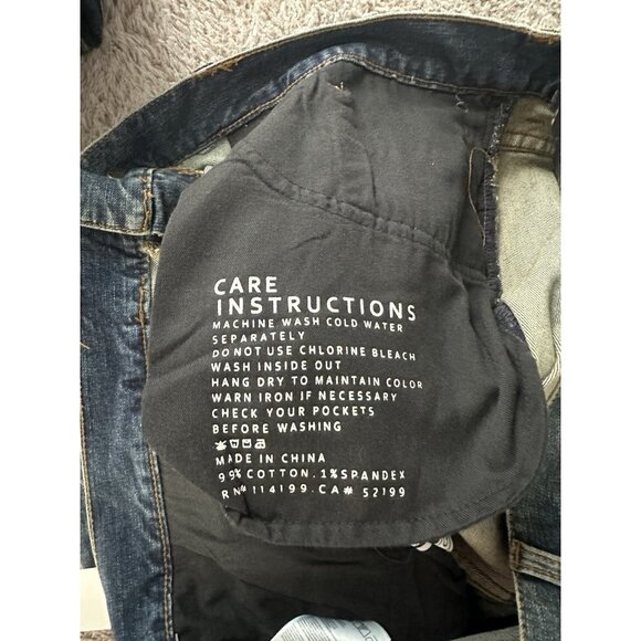 Quiksilver Men’s Jeans Revolver Straight Fit Size 40x32 New - Picture 13 of 16